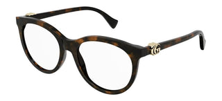 Gucci GG1074O women Havana Round Eyeglasses