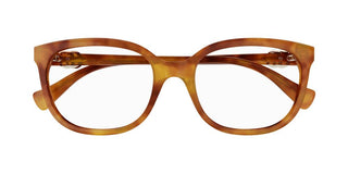 Gucci GG1075O women Havana Geometric Eyeglasses