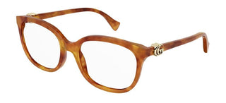 Gucci GG1075O women Havana Geometric Eyeglasses