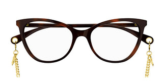 Gucci GG1079O women Havana Cat Eye Eyeglasses