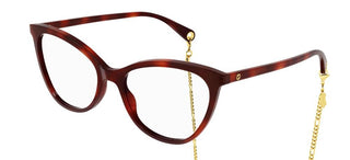 Gucci GG1079O women Havana Cat Eye Eyeglasses