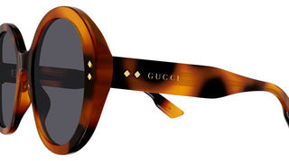 Gucci GG1081S women Havana Round Sunglasses