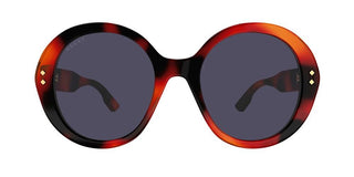 Gucci GG1081S women Havana Round Sunglasses