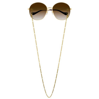 Gucci GG1090SA women Gold Round Sunglasses