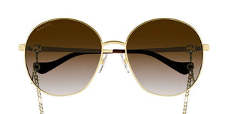 Gucci GG1090SA women Gold Round Sunglasses