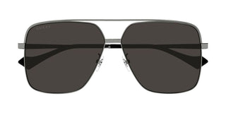 Gucci GG1099SA men Ruthenium Geometric Sunglasses