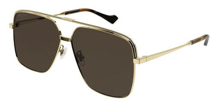 Gucci GG1099SA men Gold Geometric Sunglasses