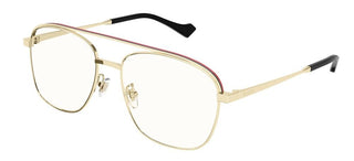 Gucci GG1103O men Gold Visor Eyeglasses