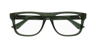 Gucci GG1117O men Green Geometric Eyeglasses