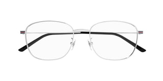 Gucci GG1126O men Silver Squared Eyeglasses