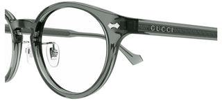 Gucci GG1127OJ men Grey Round Eyeglasses