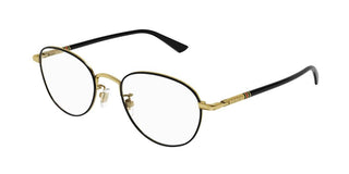 Gucci GG1128O women Black Squared Eyeglasses