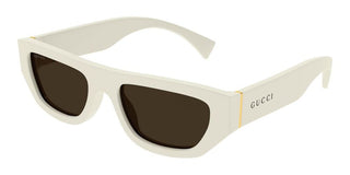 Gucci GG1134S men White Geometric Sunglasses