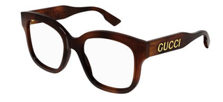 Gucci GG1155O women Havana Geometric Eyeglasses