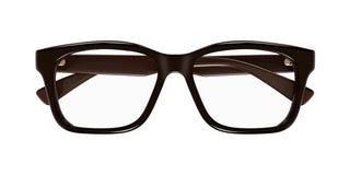 Gucci GG1177O men Brown Geometric Eyeglasses