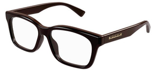 Gucci GG1177O men Brown Geometric Eyeglasses