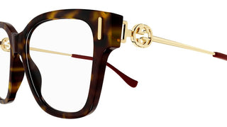 Gucci GG1204O women Havana Geometric Eyeglasses