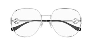 Gucci GG1208O women Silver Round Eyeglasses