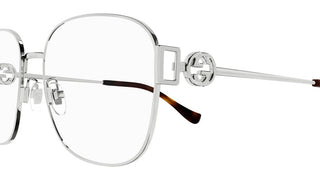 Gucci GG1209O unisex Silver Geometric Eyeglasses