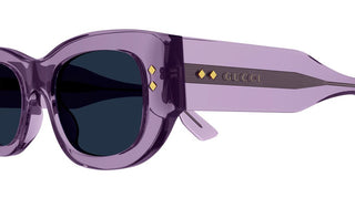 Gucci GG1215S women Violet Geometric Sunglasses