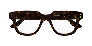 Gucci GG1219O men Havana Geometric Eyeglasses