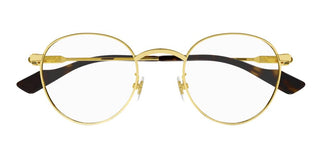 Gucci GG1222O men Gold Round Eyeglasses