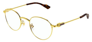 Gucci GG1222O men Gold Round Eyeglasses