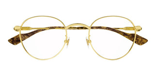 Gucci GG1222O men Gold Round Eyeglasses