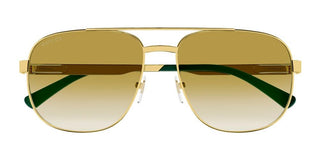 Gucci GG1223S men Gold Geometric Sunglasses