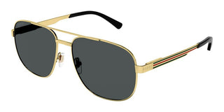 Gucci GG1223S men Gold Geometric Sunglasses