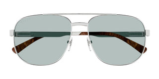 Gucci GG1223S men Silver Geometric Sunglasses