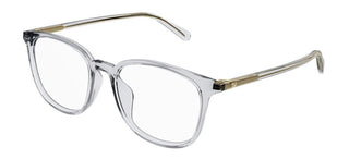 Gucci GG1230OA men Grey Geometric Eyeglasses