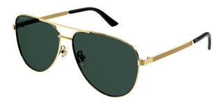 Gucci GG1233SA men Gold Pilot Sunglasses