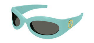 Gucci GG1247S women Green Geometric Sunglasses