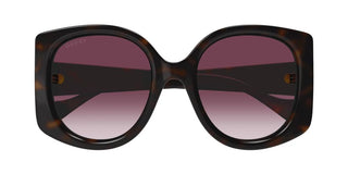 Gucci GG1257SA women Havana Oversize Sunglasses