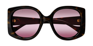 Gucci GG1257S women Havana Butterfly Sunglasses