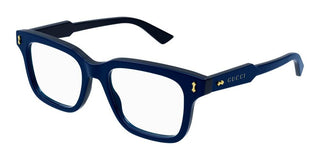 Gucci GG1265O men Blue Geometric Eyeglasses