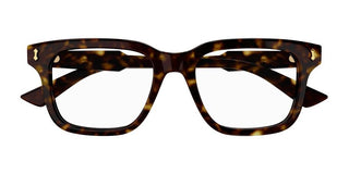 Gucci GG1265O men Havana Geometric Eyeglasses