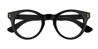 Gucci GG1266O men Black Round Eyeglasses