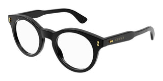 Gucci GG1266O men Black Round Eyeglasses