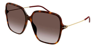 Gucci GG1267S women Havana Geometric Sunglasses