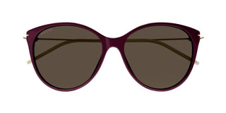 Gucci GG1268SA women Violet Round Sunglasses