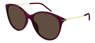 Gucci GG1268SA women Violet Round Sunglasses