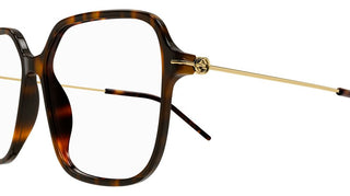 Gucci GG1271O women Havana Geometric Eyeglasses