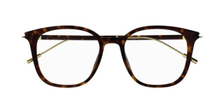 Gucci GG1276OK men Havana Geometric Eyeglasses