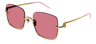 Gucci GG1279S women Gold Geometric Sunglasses