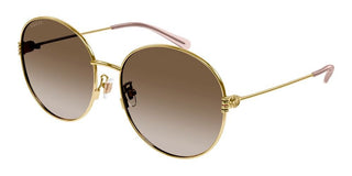 Gucci GG1281SK women Gold Round Sunglasses