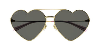 Gucci GG1283S women Gold Visor Sunglasses