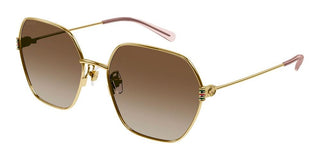 Gucci GG1285SA women Gold Geometric Sunglasses