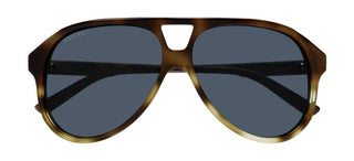 Gucci GG1286S men Havana Pilot Sunglasses